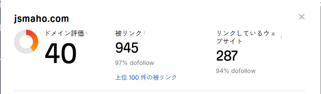 エイチレフス（ドメインランク）