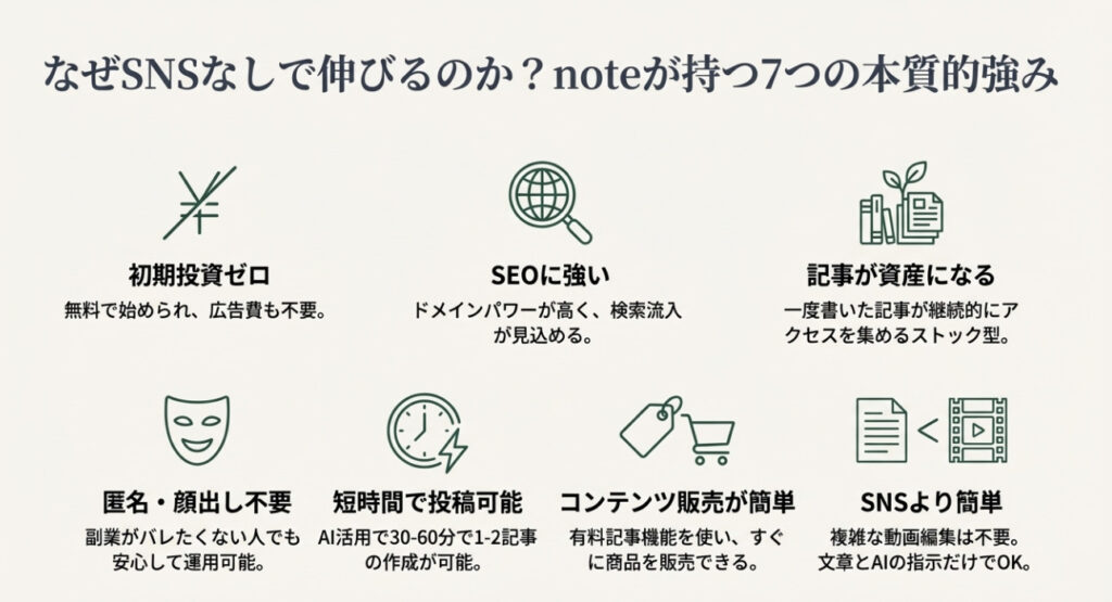 noteの7つの強み
