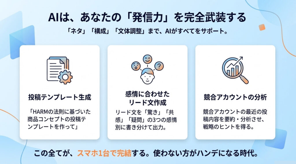 Threadsを伸ばすコツはAIとスマホを使うこと